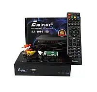 Спутниковый ресивер тюнер Eurosky ES-4080 HD +Прошивка + Гарантия 12 мес