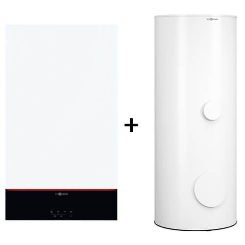 Пакетне пропонування котел Viessmann Vitodens 100-W B1HF 25 кВт 2-х конт. з Viessmann Vitocell 100-W тип CUG