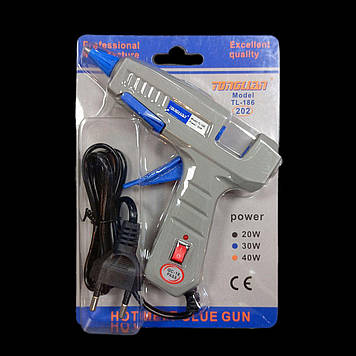 Пістолет для силіконових клейових стрижнів 7 мм для декупажу