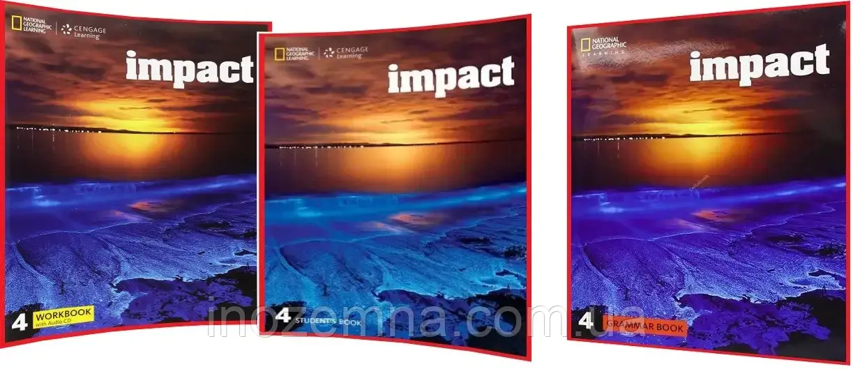 Impact 4 Student's Book + Workbook + Grammar Book (Підручник + робочий зошит + граматика)