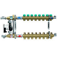 Колектор для теплої підлоги KAN на 8 виходів без витратоомерів (7708E)