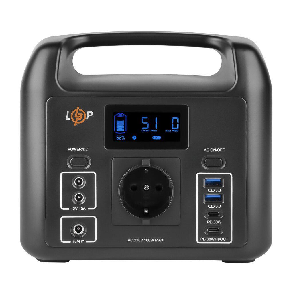 Багатофункціональна портативна зарядна станція LP CHARGER 160 (160W 204Wh)