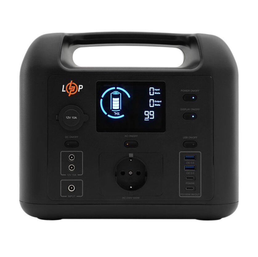 Багатофункціональна портативна зарядна станція LP CHARGER 500 (500W 518Wh)