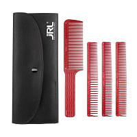 Фирменный набор расчесок для стрижки волос для барбера JRL-J001 4 шт