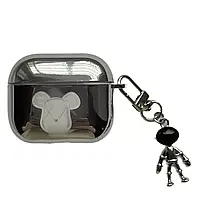 Airpods 3 Case Shine Print with keychain KAWS