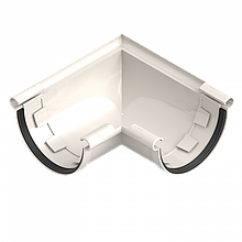 Кут Універсальний Внутрішній / Зовнішній INES 90 ° 120 мм. Білий
