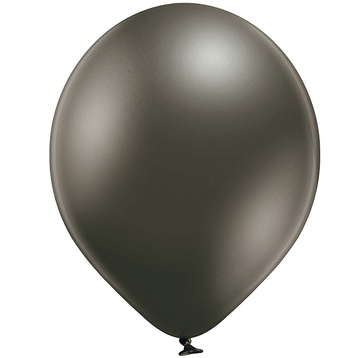 Латексна кулька Belbal чорний антрацит (609) хром B105 12" (30см) 1шт