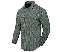 Рубашка в клетку Helikon-Tex Covert Concealed Carry Savage Green Checkered KO-CCC-CB-C1