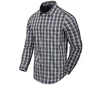 Рубашка в клетку Helikon-Tex Covert Concealed Carry Foggy Grey Plaid KO-CCC-CB-PC