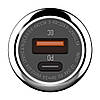 Автомобільний зарядний пристрій LDNIO C1 USB, USB-C (36 W) PD QC 3.0 Black + кабель USB-C — Type C (C1), фото 2