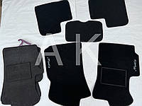 Ворсовые коврики в салон на ЗАЗ Деу МАТИЗ Daewoo MATIZ серые комплект (5 шт)