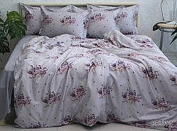 Сатин Преміум 2-спальна постільна білизна з компаньйоном ТМ Prima Teks  PT-014