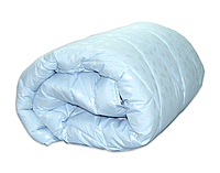 Одеяло демисезонное однотонное Tag Tekstil лебяжий пух Голубое Евро