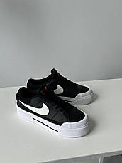 Жіночі кросівки Nike Court Legacy Lift Black Sail White DM7590-001, фото 3