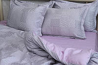 Сатин Премиум 1,5-спальное постельное белье с компаньоном ТМ Prima Teks PT-016