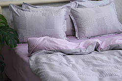 Сатин Преміум 2-спальна постільна білизна з компаньйоном ТМ Prima Teks  PT-016