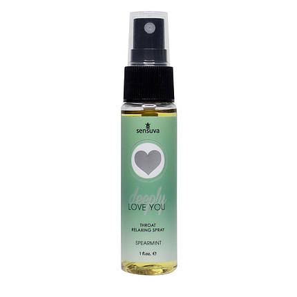 Спрей для мінету Sensuva Deeply Love You Spearmint (29 мл), для глибокого мінету, фото 1