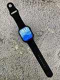 Розумний смарт-годинник GS9 Pro Max 45 mm AMOLED дисплей смарт-годинник з магнітною зарядкою і функцією дзвінка чорний, фото 4