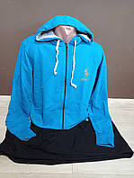 Спортивний костюм для хлопчика підлітка Polo на 12-18 років кофта зі штанами блакитний