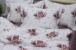 Сатин Преміум 2-спальна постільна білизна з компаньйоном ТМ Prima Teks  PT-018