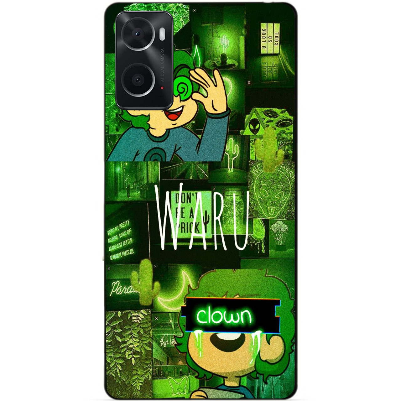 Силіконовий бампер чохол для Oppo A76/A96 Вару 13 карт