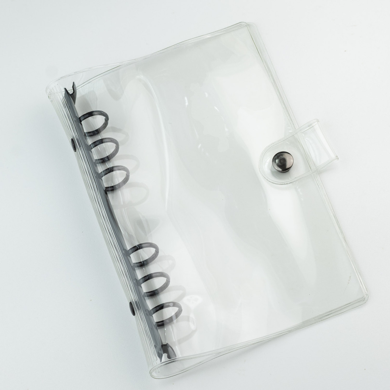 Прозрачная обложка для планера с черным механизмом А6 диаметр 20мм KDP007 - фото 2 - id-p1933561680