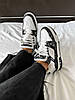 Жіночі кросівки Louis Vuitton Trainer White Black 1A9JGB, фото 6