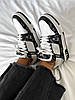 Жіночі кросівки Louis Vuitton Trainer White Black 1A9JGB, фото 5