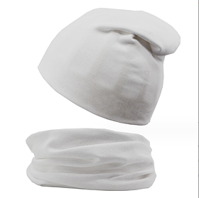 Дитяча шапка та хомут біла весна / осінь