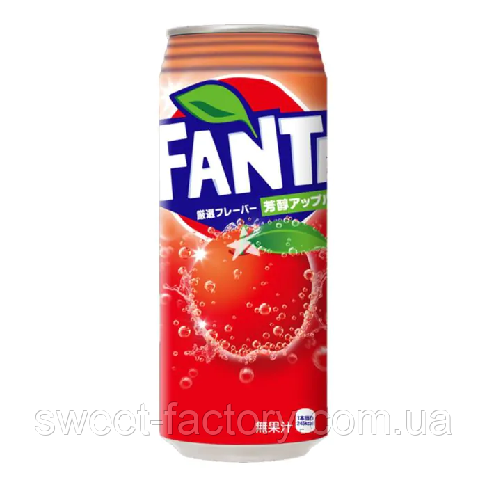 Газування Fanta Red Apple Яблуко Japan 500ml, фото 1