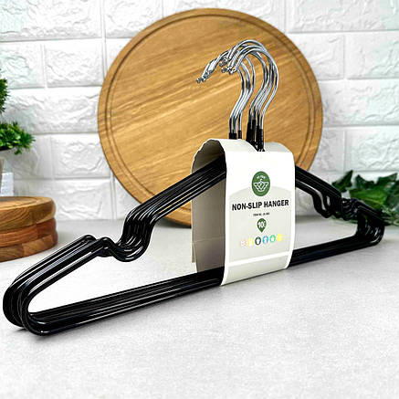 Вішалки для одягу силіконові 10 шт NON-SLIP HANGER, фото 3