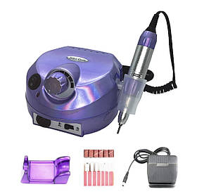 Фрезер DM-202 Chrome на 35000 об/хв. - 65 Вт. для манікюру та педикюру Фіолетовий