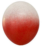 Ексклюзивна латексна кулька "Омбре" червоно-білий 12"(30см) BelBal 1шт.