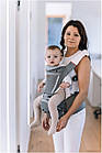 Сумка кенгуру для немовлят FreeON Happy Together 6 в 1 сіра, фото 2