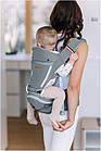 Сумка кенгуру для немовлят FreeON Happy Together 6 в 1 сіра, фото 3