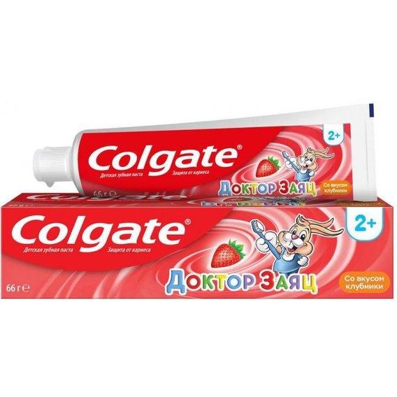 Дитяча зубна паста Colgate "Лікар Заєць" зі смаком полуниці, від 2х років (50мл.)