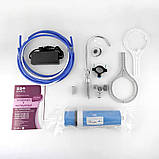 Фільтр зворотнього осмосу Raifil 300G - 3/8 10"Slim з манометром, фото 5