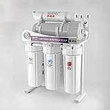 Фільтр зворотнього осмосу Raifil 300G - 3/8 10"Slim з манометром, фото 2