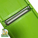 Шатківниця для капусти та нарізки овочів ручна, пластикова з плаваючим лезом, фото 4