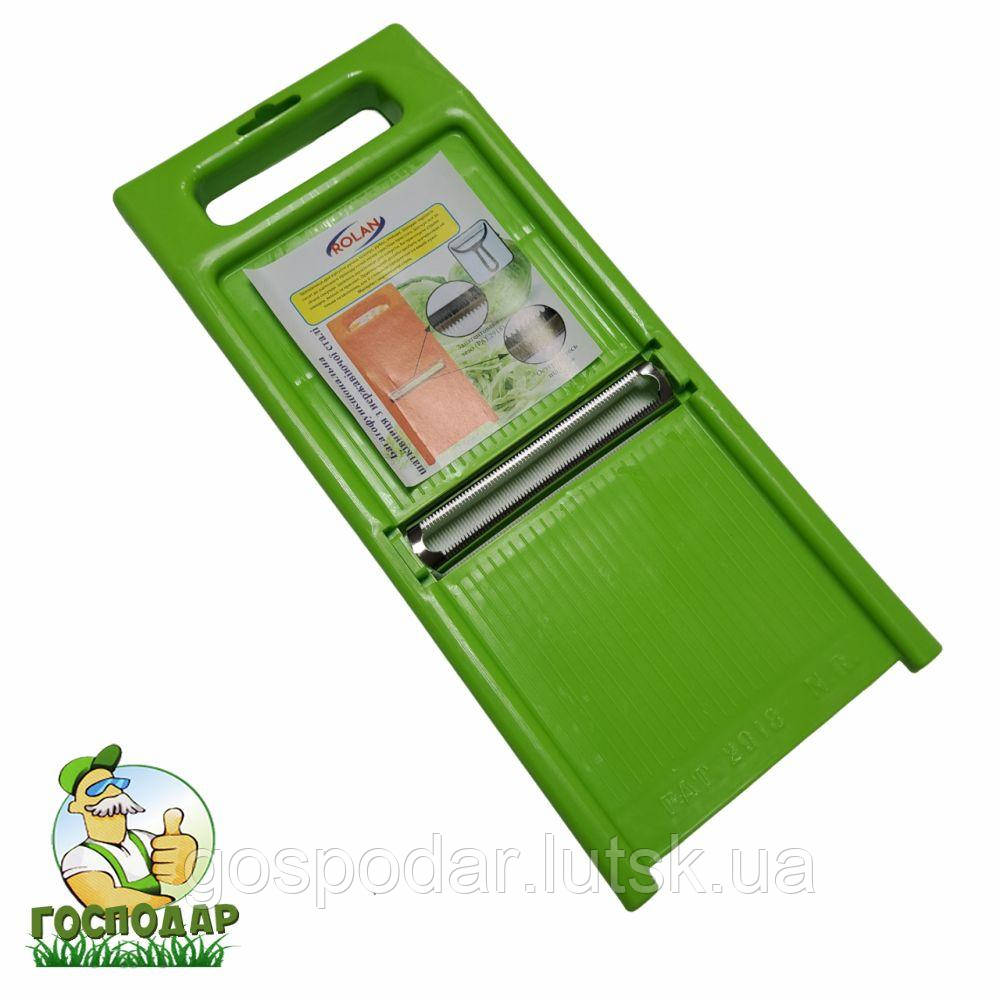 Шатківниця для капусти та нарізки овочів ручна, пластикова з плаваючим лезом, фото 1