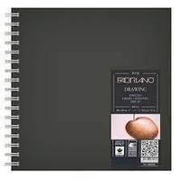 Альбом для эскизов на спирали Drawing Book 30*30 см, 160 г/м2, 60л., Fabriano 43213030