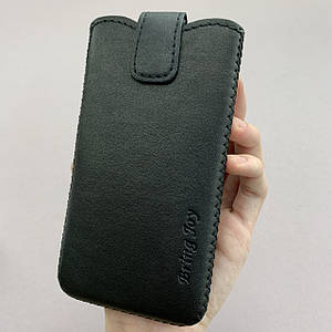 Чохол-кишеня універсальна для телефону з розміром 5.3-5.6" (85 / 155 мм) чорна h6j