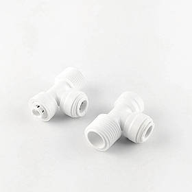 1804-K  (4MBT68-D) Фітинг Т-подібний (трубка 1/4 - трубка 3/ 8  -різьблення 1/2)