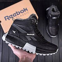 Мужские зимние кожаные ботинки Reebok, мужские зимние спортивные ботинки, мужские высокие кожаные ботинки 41, 27