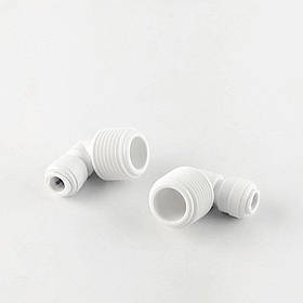 1817-K (4ME8-D) Фітинг кутовий (трубка 1/4 - різьба зовнішня 1/2)