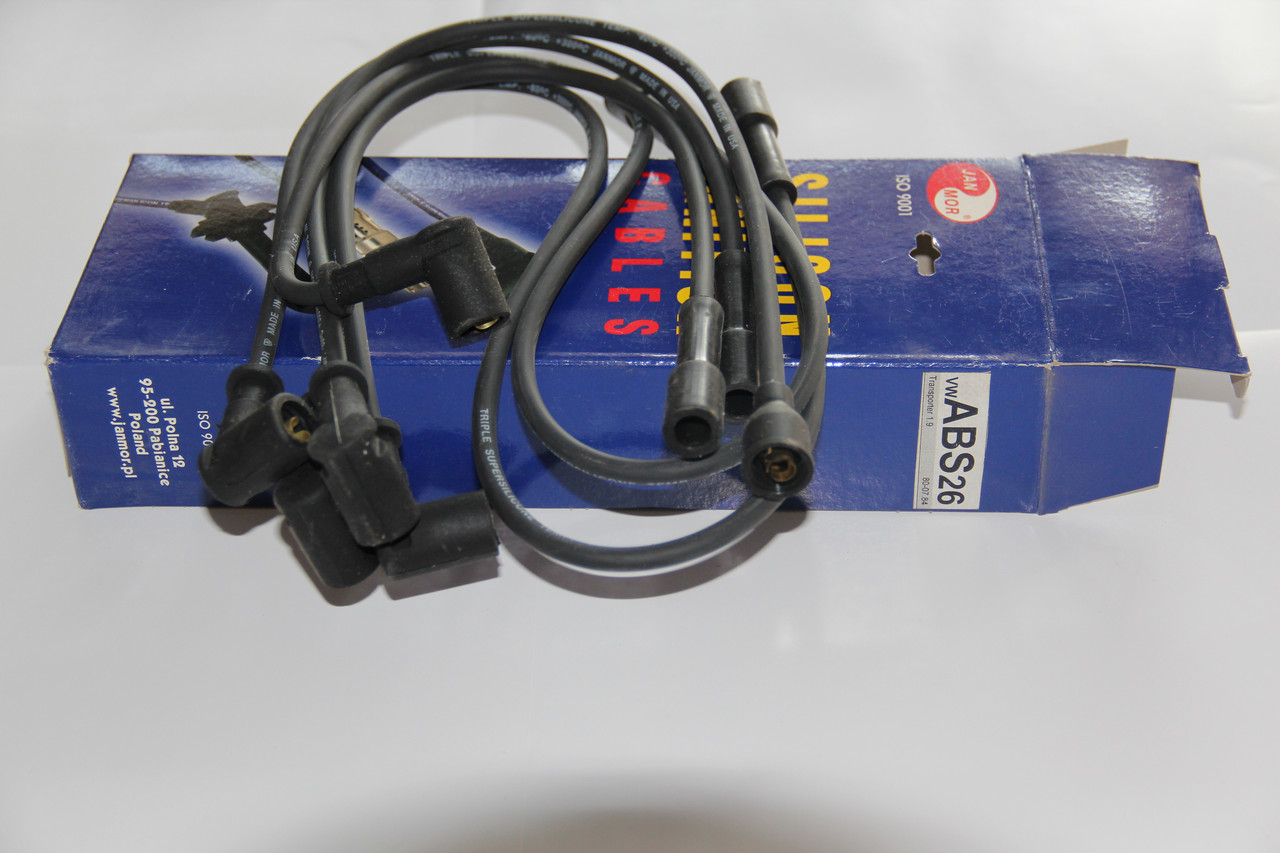 Дроти запалювання JanMor ABS26 для SEAT, CORDOBA 1,4, IBIZA 1,4, VW CARAVELLE 1,9, 2,1, TRANSPORTER 1,9, 2,1, фото 1