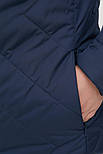 Демісезонна стьобана жіноча куртка Finn Flare FBC16004-101 темно-синя 2XL, фото 6