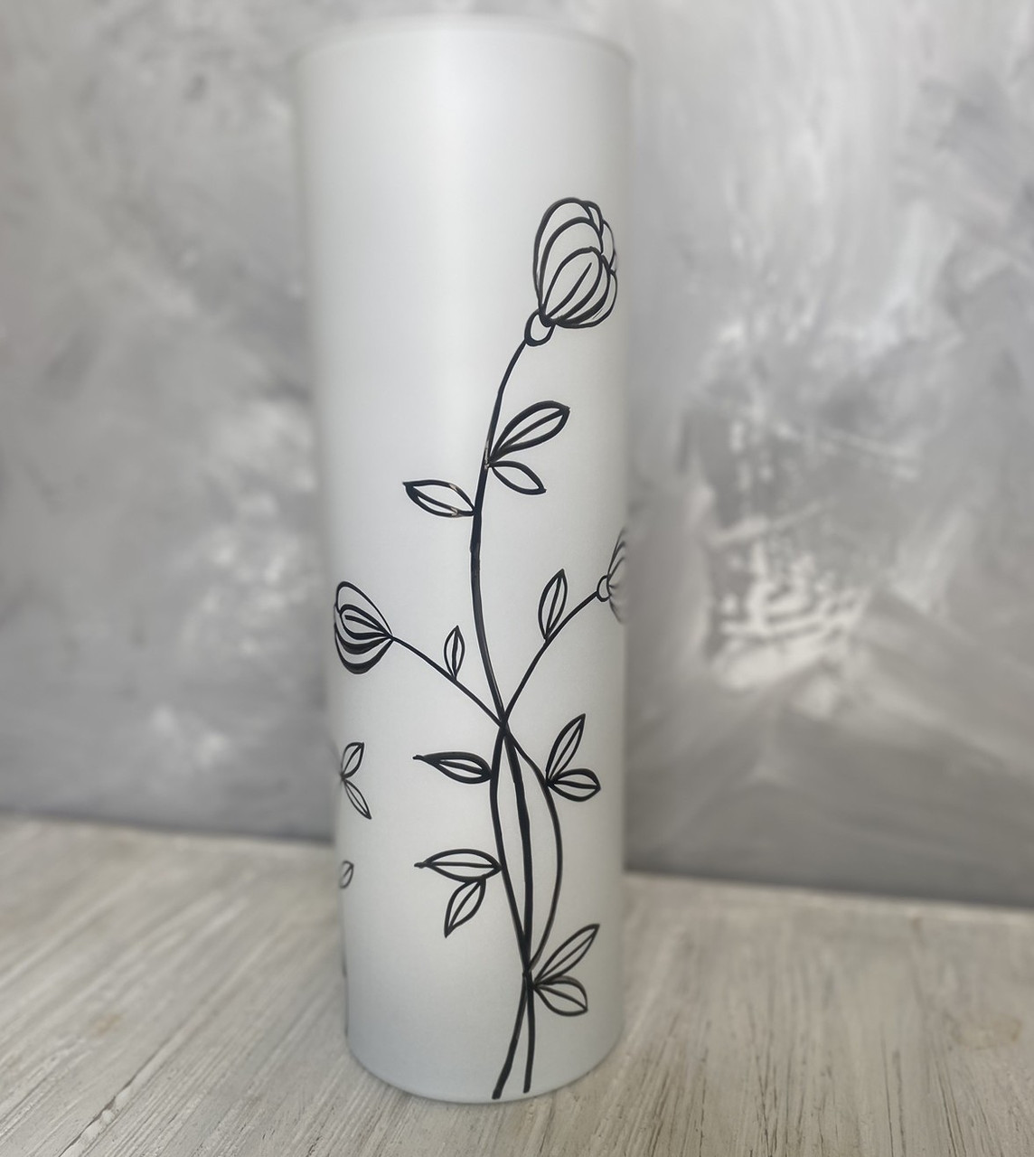 Ваза біла "Жасмін" Н380*160, фото 1