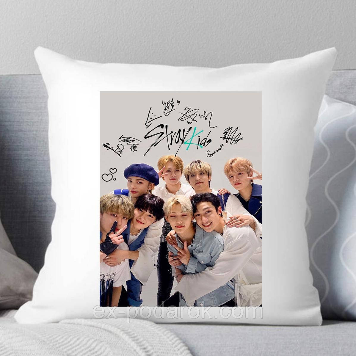 Подушка Stray Kids Фелікс. Подушка Стрей Кідс No36