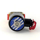 Нормально закритий клапан прямої дії 3/8 Sanlixin 2W-100-10C EPDM AC220v 0-7 bar, фото 2